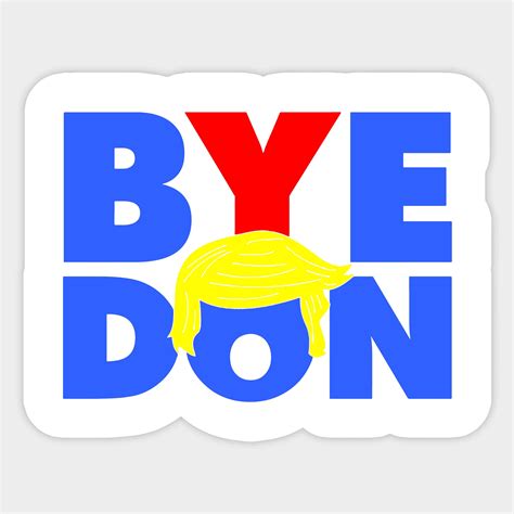 Funny Biden byedon 4 INCH Political Bumper Sticker Vinyl Decal | Etsy