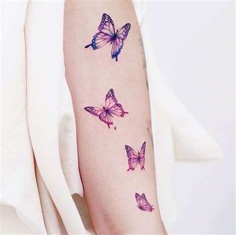 Top 72+ pink butterfly tattoos - in.cdgdbentre