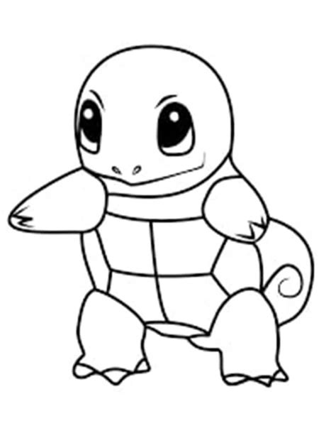 Happy Squirtle 1 Coloring Page - Free Printable Coloring Pages for Kids