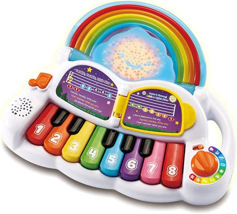 LeapFrog Learn & Groove Rainbow Lights Piano with Sounds, Colours and Numbers, English and ...