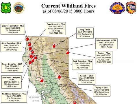 Here's A Map Of All The Northern California Fires | Jefferson Public Radio