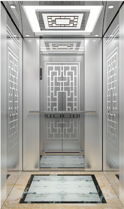 Modern Design Passenger Elevator/ Passenger Lift with Mirror Etching ...