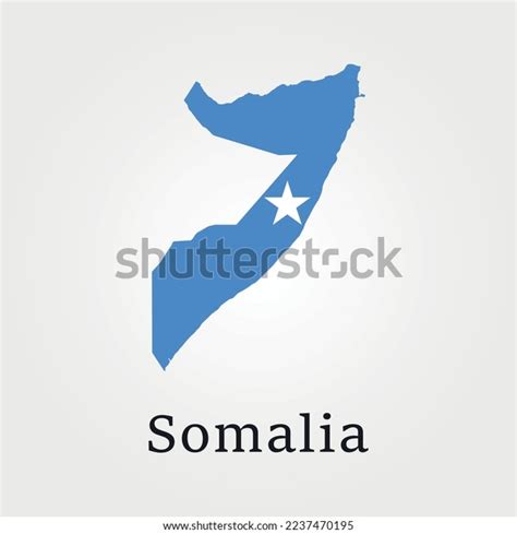 Somalia Map Their Flag Illustration Adobe Stock Vector (Royalty Free) 2237470195 | Shutterstock