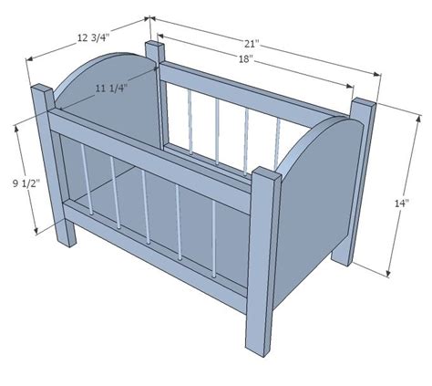 Fancy Baby Doll Crib | Doll furniture plans, Baby doll crib, Doll crib