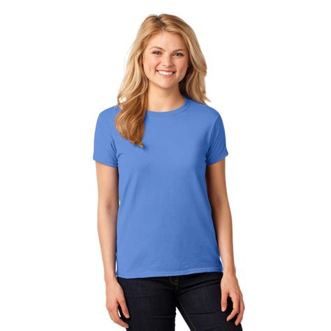 Gildan 5000L Ladies Heavy 100% Cotton T-Shirt - Carolina Blue | Full Source