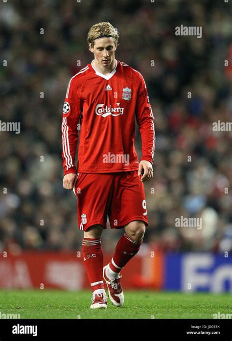 FERNANDO TORRES LIVERPOOL FC ANFIELD LIVERPOOL ENGLAND 08 April 2009 ...