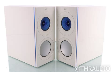 KEF Reference 1 Foundry Edition Bookshelf Speakers; White Pair - The Music Room