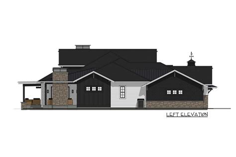 Plan 64521SC: Modern New American Ranch Home Plan with Vaulted Great Room and Two Covered Patios ...