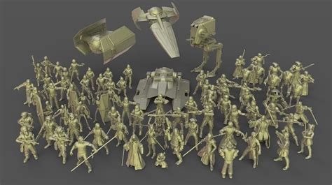 Star Wars Legion miniatures MEGAPACK 3D model 3D printable | CGTrader