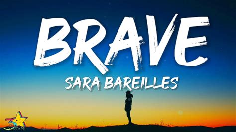 Sara Bareilles - Brave (Lyrics) - YouTube