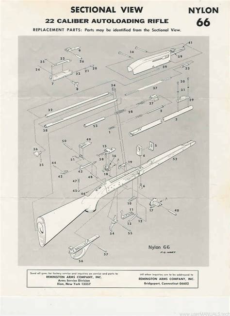 Remington Nylon 66 Parts Schematic