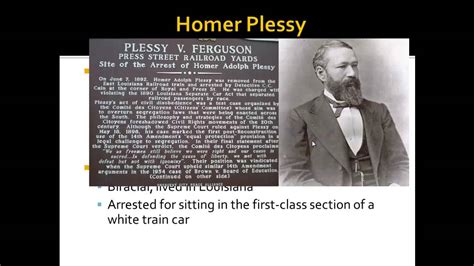 Plessy V Ferguson Significance / Section 6: Timeline of Significant ...