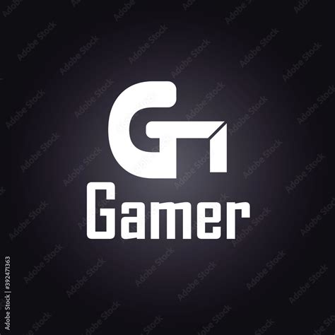 Gamer logo Monogram with letter G Stock Vector | Adobe Stock