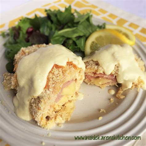 Chicken Cordon Bleu with Butter Lemon Sauce – Karen Mangum Nutrition