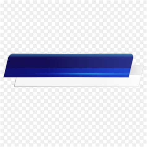 Blue banner on transparent background PNG - Similar PNG