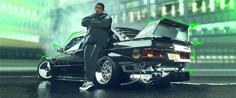 ASAP Rocky Mercedes-Benz 190E Need For Speed Unbound Live Wallpaper ...