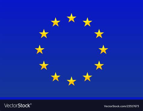 European union flag Royalty Free Vector Image - VectorStock