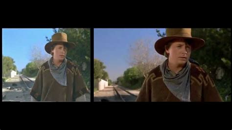 Back to the Future 3 Widescreen vs Full screen - YouTube