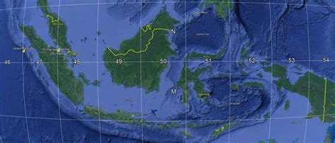 Zona UTM (Universal Transverse Mercator) Indonesia - inspeksi