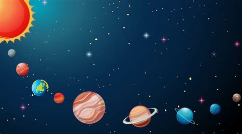 Explore the Captivating Beauty of 'Planets in Solar System Background ...