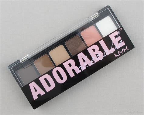 NYX Adorable Eyeshadow Palette Review and Swatches - Coffee & Makeup