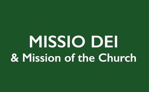 Missio Dei and Missional Church - Postkiwi