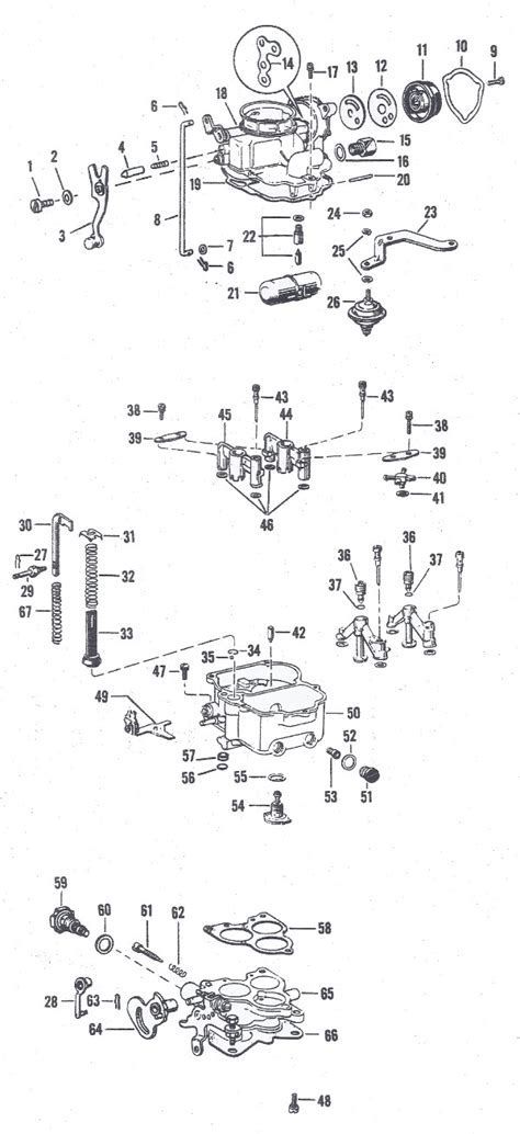 Holley 4 Barrel Carburetor Parts Diagram