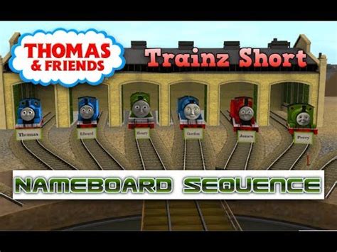 Thomas & Friends - Trainz Short - Nameboard Sequence - Trainz Video - YouTube