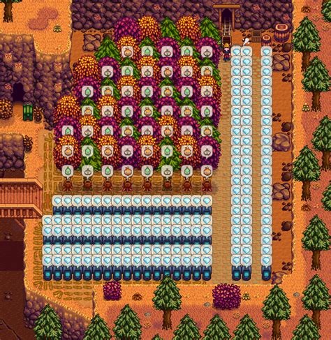 Stardew Farms, Stardew Valley Farms, Tree Farms, Stardew Valley Tips ...