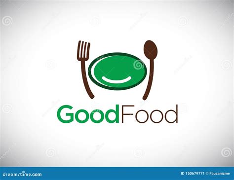 Good Food Logo Design Template Stock Vector - Illustration of catering, fork: 150679771