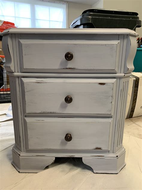 Annie Sloan Chicago Gray distressed | Painted furniture, Furniture ...