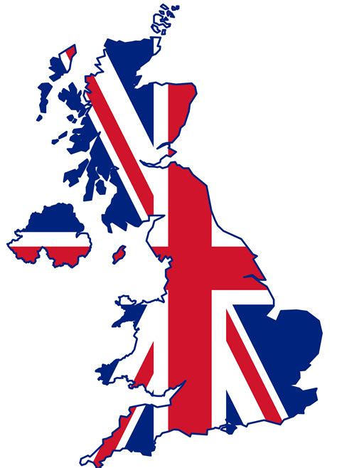 Flags Uk Map