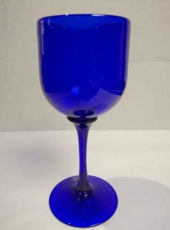 Bristol Blue White Wine Glass – Glass Designs & Gallery