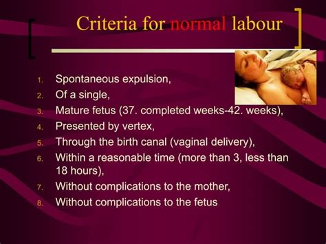 Normal labor for undergraduate