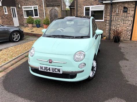 Fiat 500 1.2 Lounge, Mint Green, Excellent Condition, F/S/H, | in ...