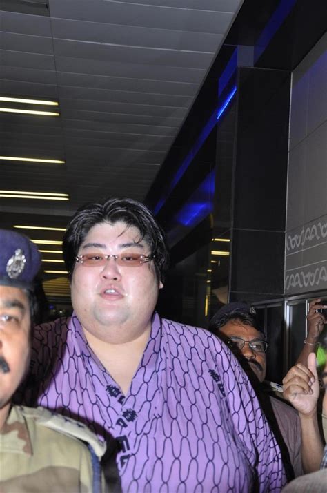 Japanese Sumo Wrestling Champion Yamamotoyama snapped at Mumbai International Airport arrived ...