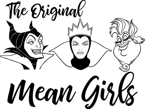 The original mean girls Svg, Disney villain Svg, Ursula Svg, - Inspire Uplift