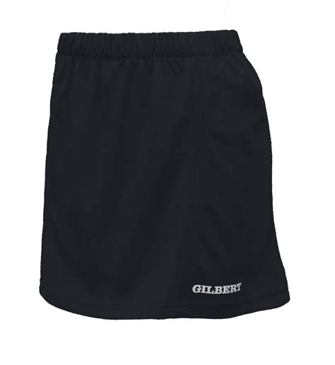 Gilbert Pulse Netball Skirt-Black | McCracken's