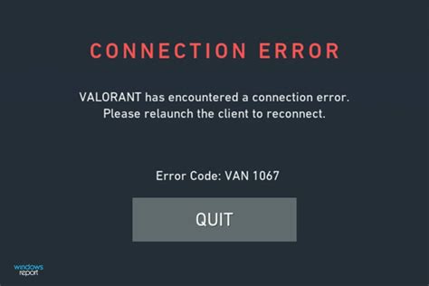 VAN 1067 Valorant Error Code: How to Fix it on Windows 11