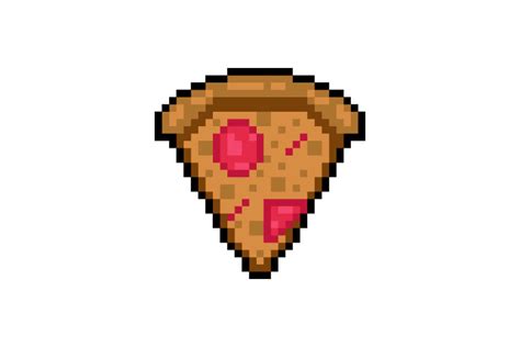 Pizza Pixel Art Design Vector Isolated Graphic by Muhammad Rizky ...