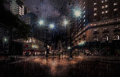 Rain New York Wallpapers - Top Free Rain New York Backgrounds ...