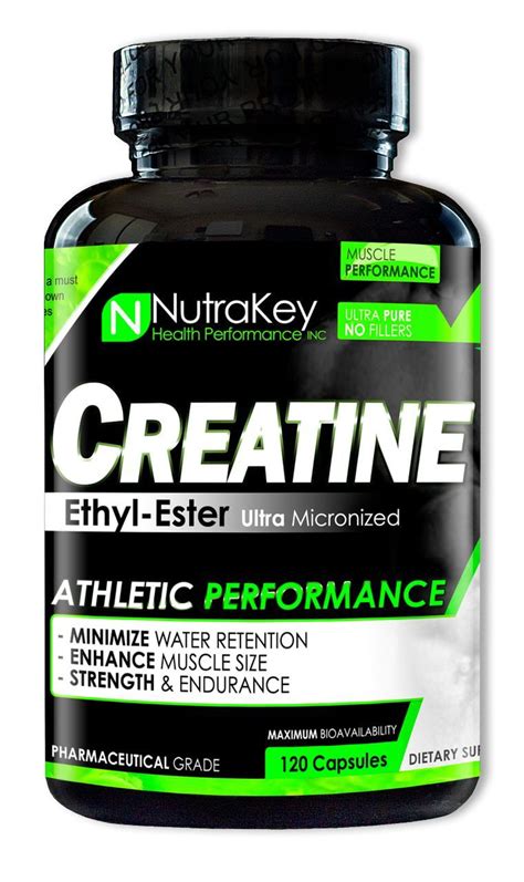 Nutrakey Creatine Ethyl Ester - 120 Capsules - Walmart.com