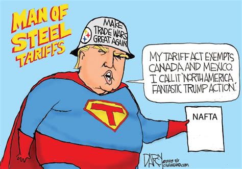 Trump steel tariffs are corrosive: Darcy cartoon - cleveland.com