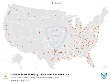 Number of Comfort Suites Hotels by Choice locations in the USA in 2023 ...