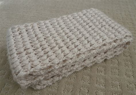 Pattern: Puff Stitch Scarf - All About Ami