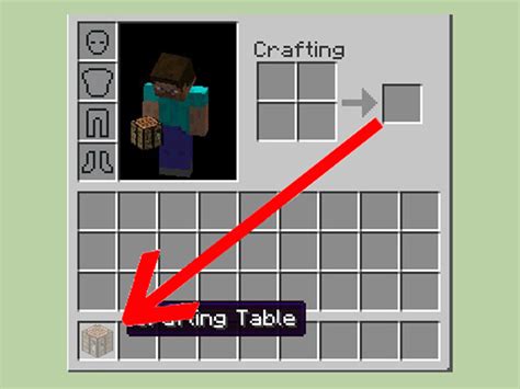 How to Make a Crafting Table in Minecraft: 7 Steps
