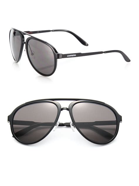 Lyst - Carrera 58mm Aviator Sunglasses in Black for Men