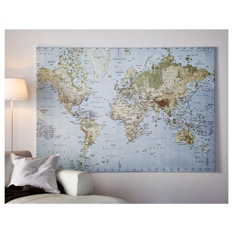 Ikea World Map Ikea World Map Affordable Home Decor World Map Art ...