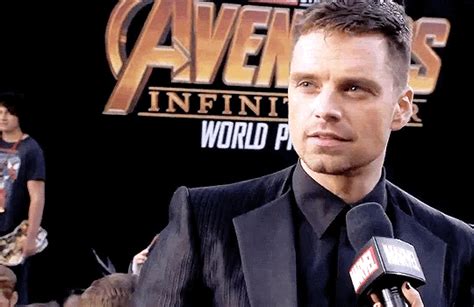 Sebastian Stan attends the World Premiere of Avengers: Infinity War on April 23, 2018 in Los ...