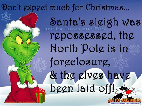 Funny Christmas Quote With The Grinch | Christmas quotes funny, Christmas quotes for friends ...